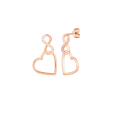 Fülbevaló Resita Rose Gold
