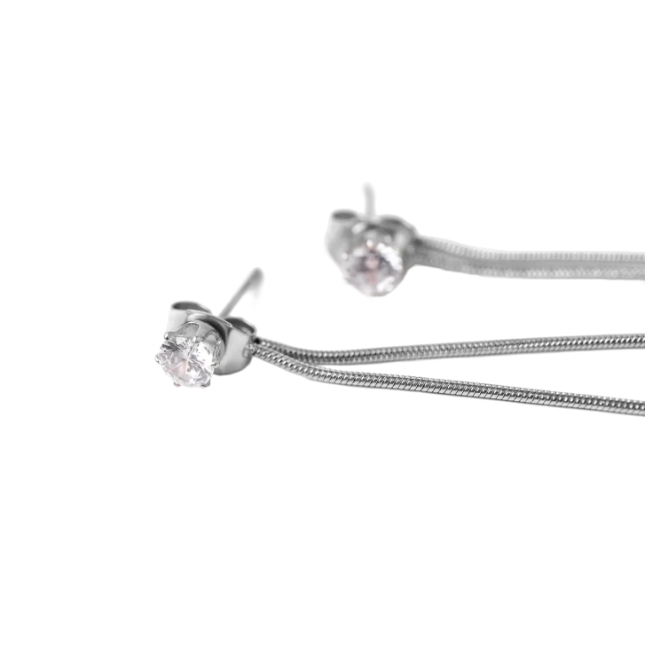 Fülbevaló Bowy Silver