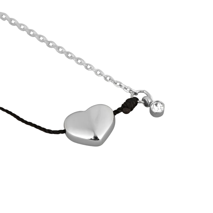 Karkötő Shiny Heart Black