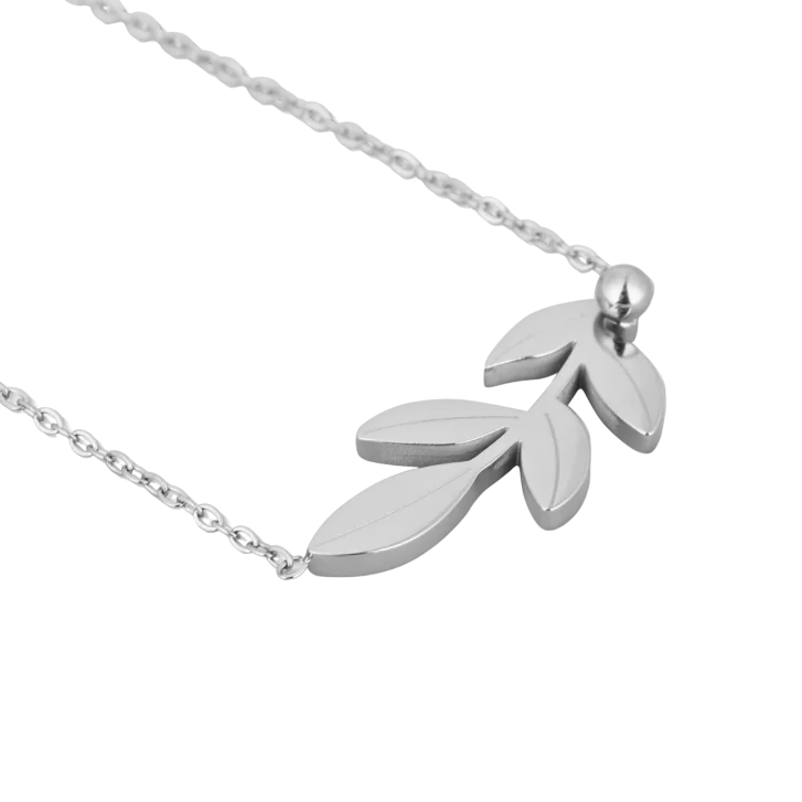 Karkötő Little Leaf Silver