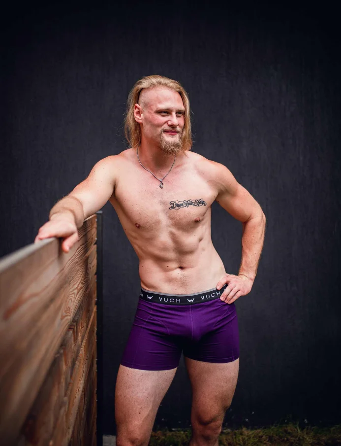 Declan Dark Purple - M