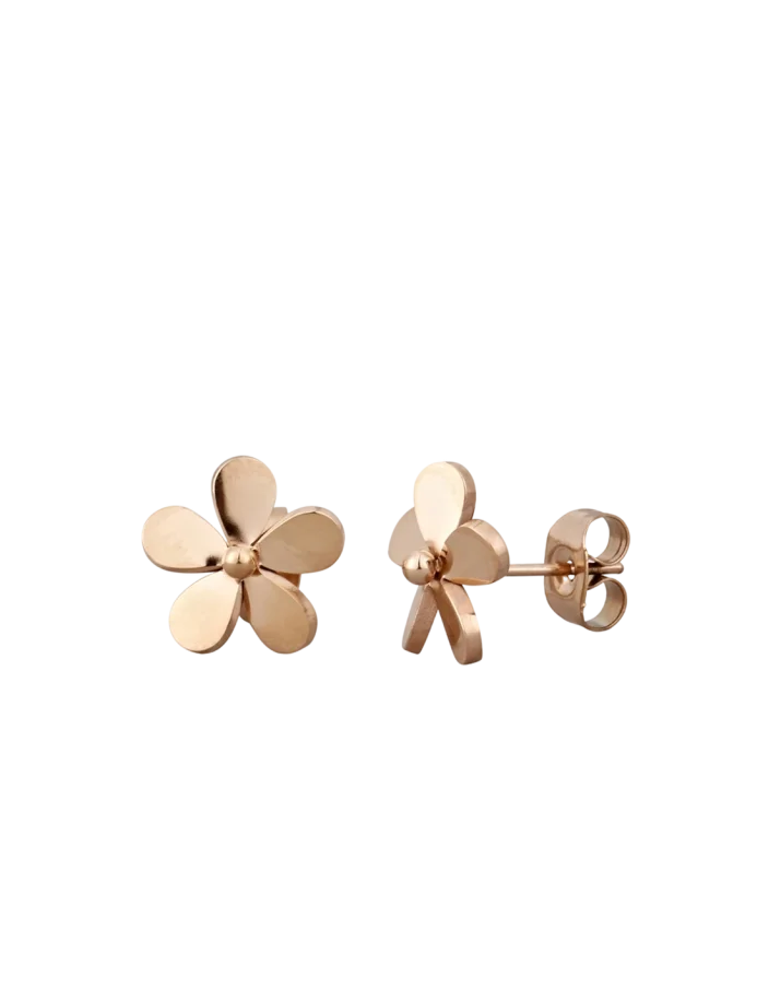 Fülbevaló Fleurette Rosegold