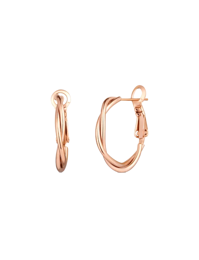 Fülbevaló Aster Rose Gold