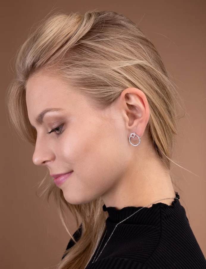 Fülbevaló Feliya Silver