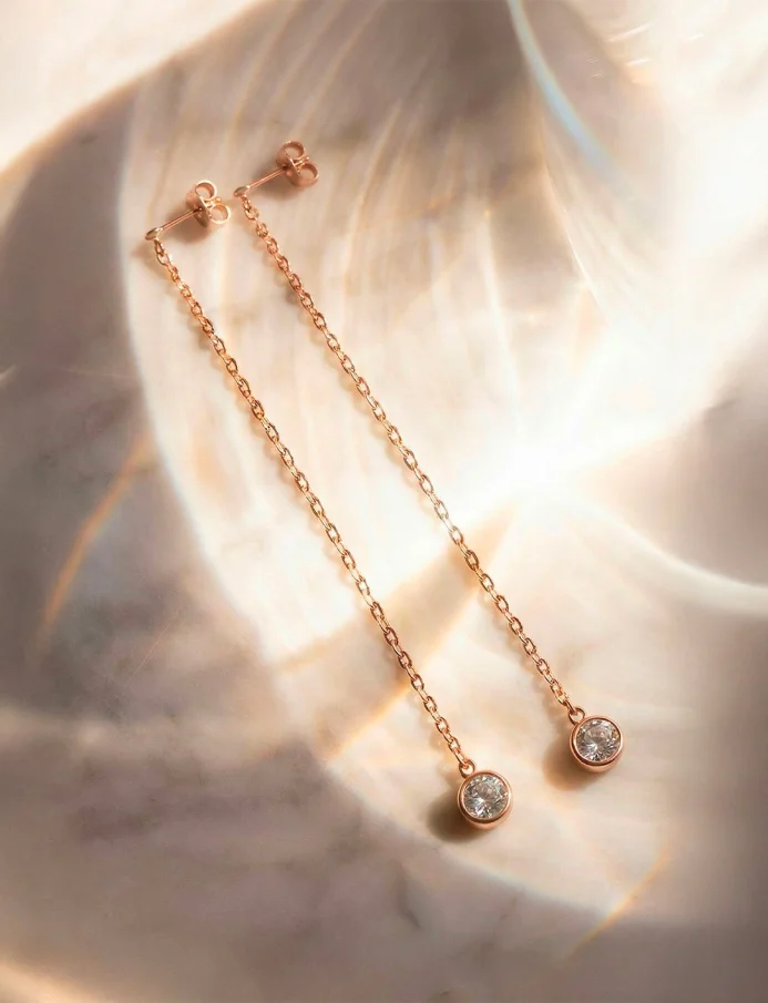 Fülbevaló Saria Rose Gold