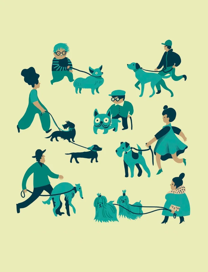 Dog walkers backpack