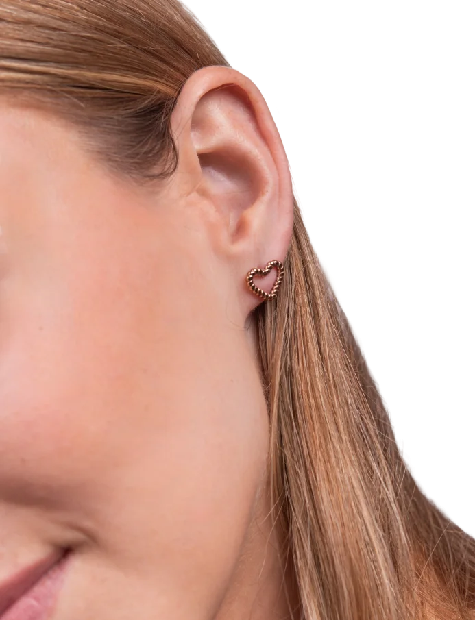 Fülbevaló Arisca Rose Gold