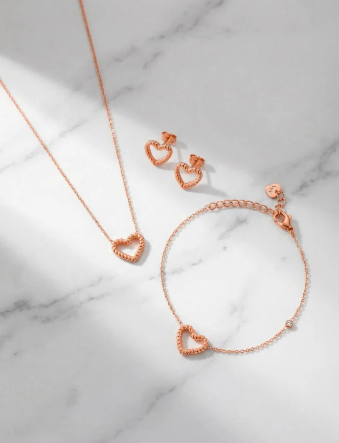 Fülbevaló Arisca Rose Gold