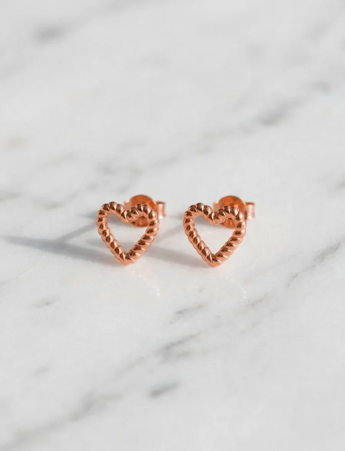 Fülbevaló Arisca Rose Gold