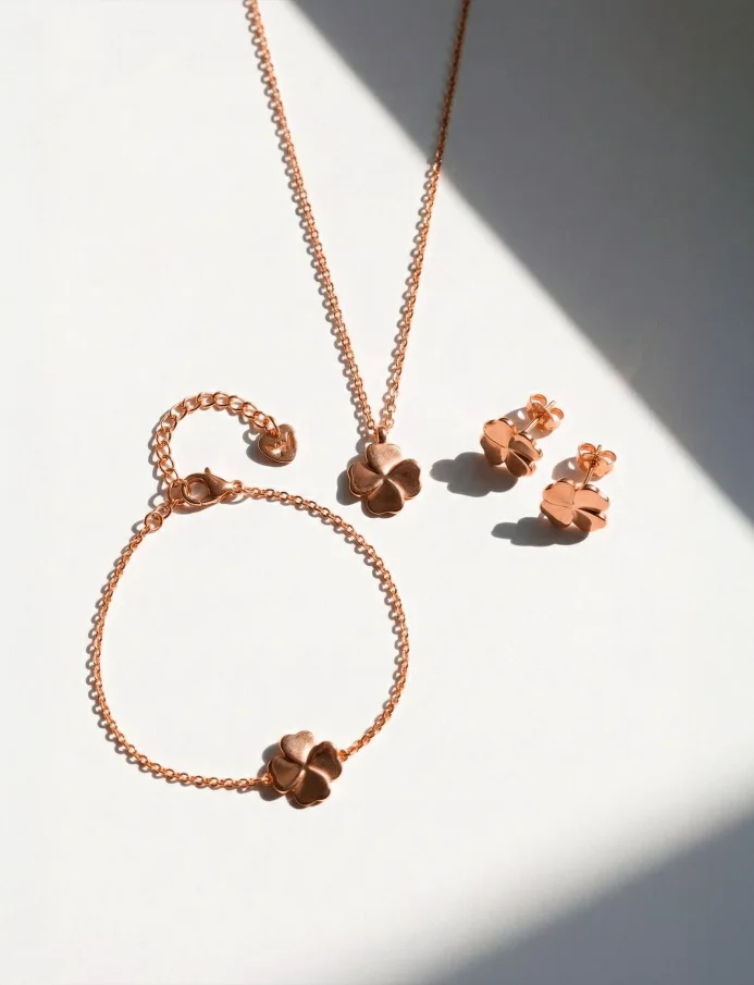 Fülbevaló Fouria Rose Gold