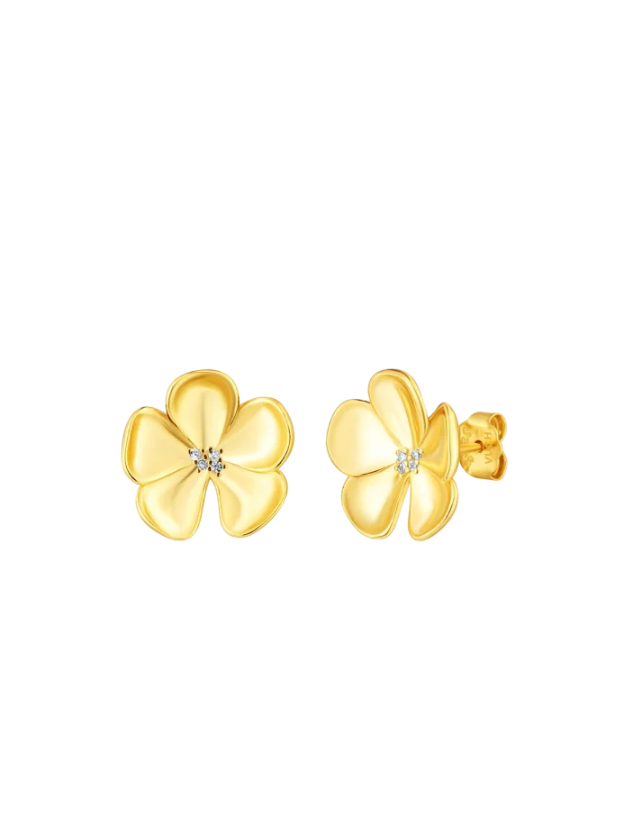 Fülbevaló Floret Gold