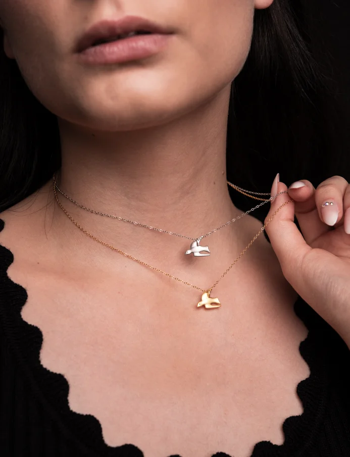 Nyaklánc Dove Rose Gold