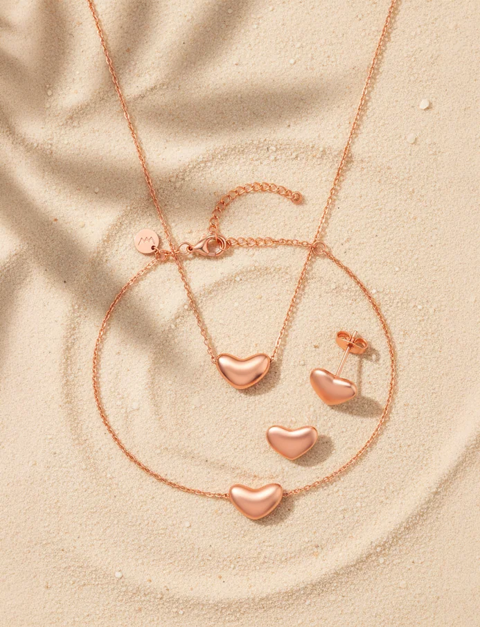 Fülbevaló Amoria Rose Gold