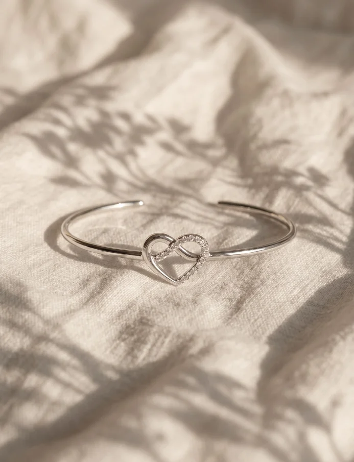 Karkötő Annie Heart Silver