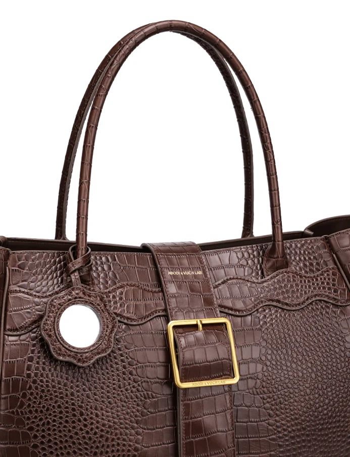 Baronne Brown Croco