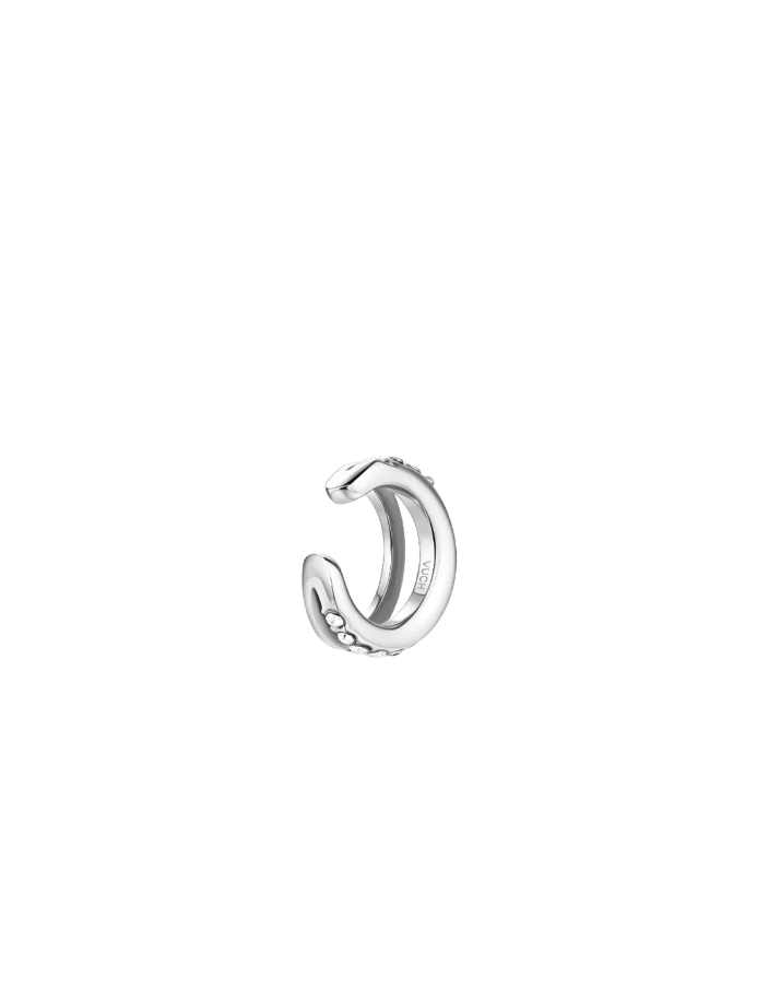 Fülbevaló Vein Silver