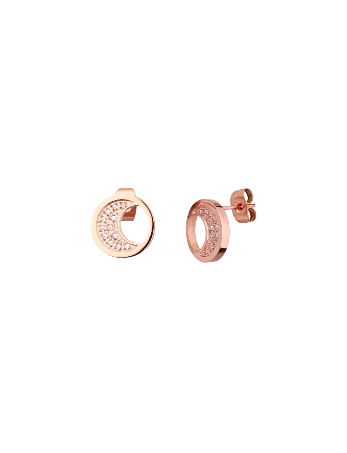 Fülbevaló Moon Rose Gold