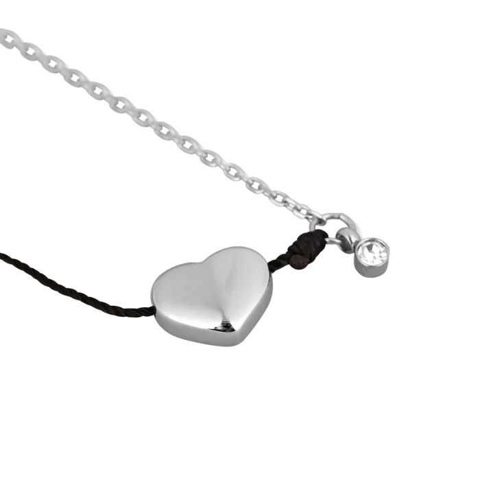 Karkötő Shiny Heart Black