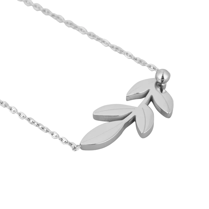 Karkötő Little Leaf Silver