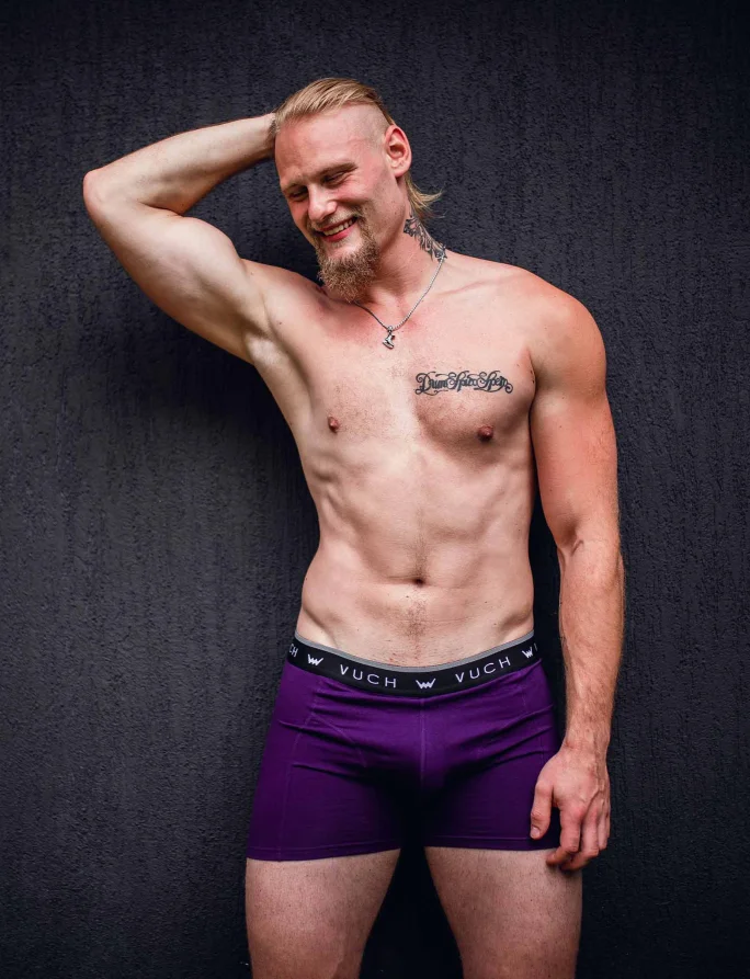 Declan Dark Purple - M
