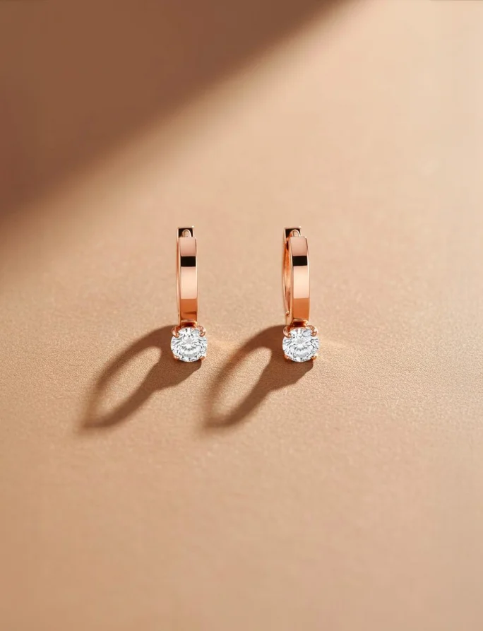 Fülbevaló Manilla Rose Gold