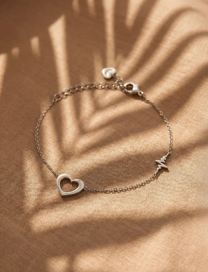 Karkötő Glimmer Silver