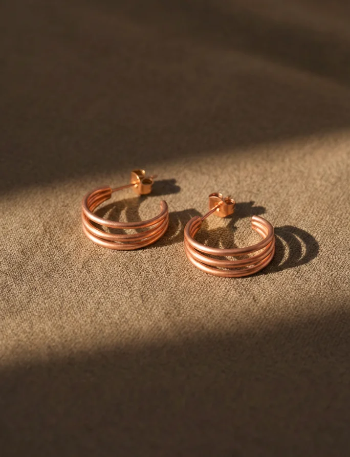 Fülbevaló Elegy Rose Gold