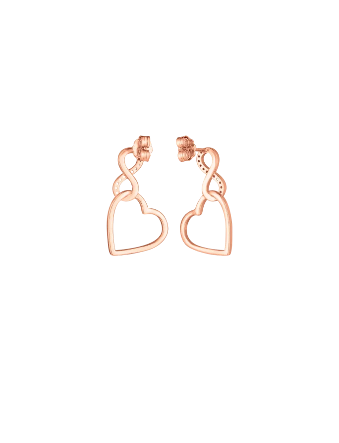 Fülbevaló Resita Rose Gold