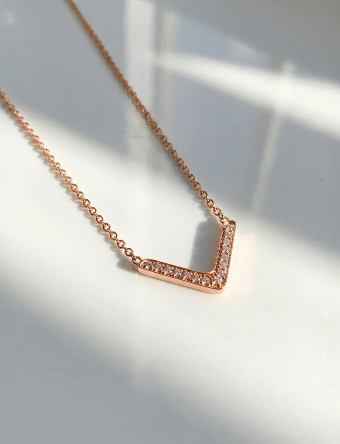 Nyaklánc Amelora Rose Gold