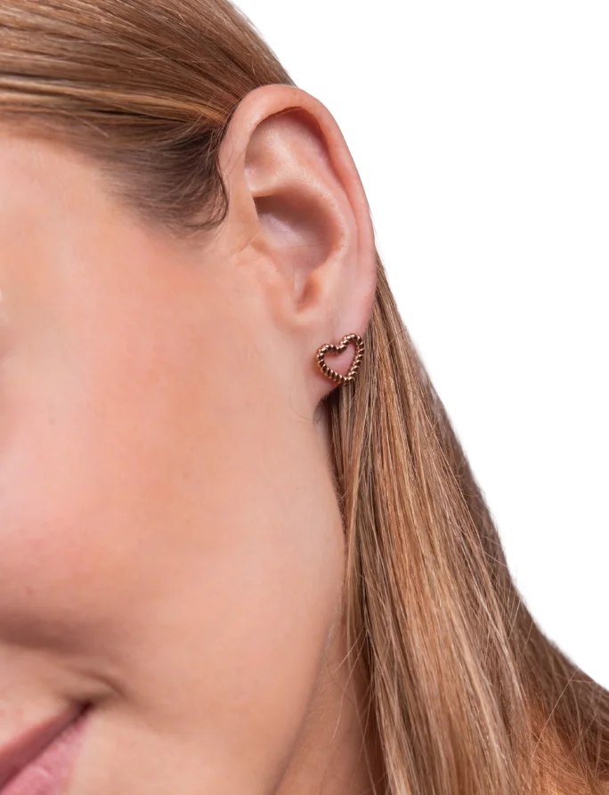 Fülbevaló Arisca Rose Gold