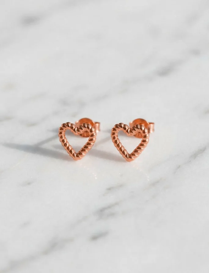 Fülbevaló Arisca Rose Gold