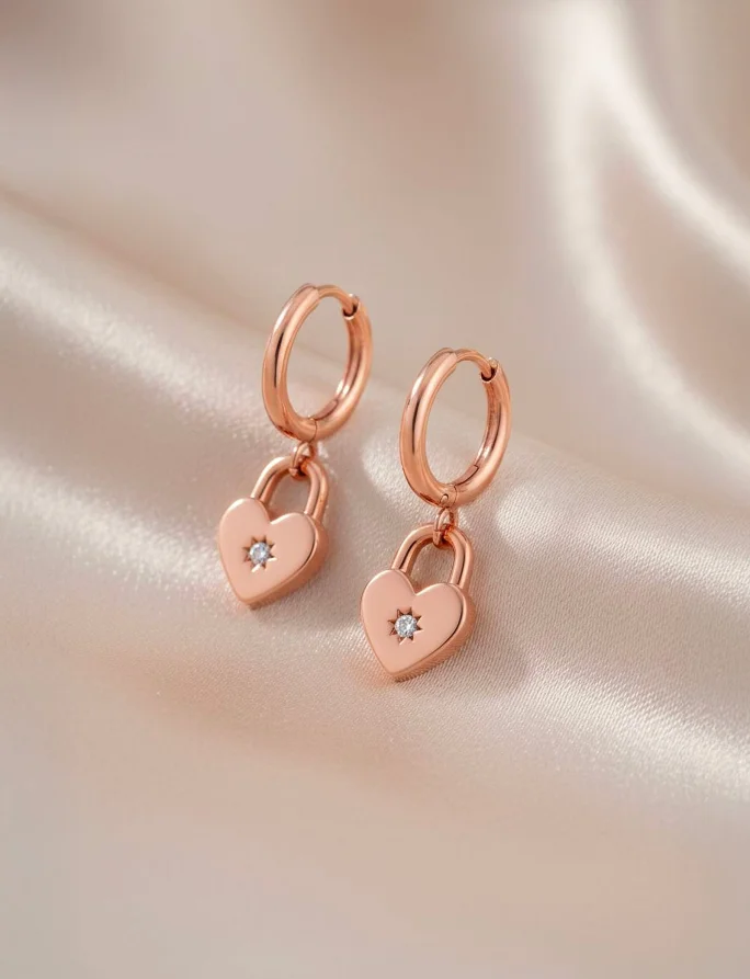 Fülbevaló Zibella Rose Gold