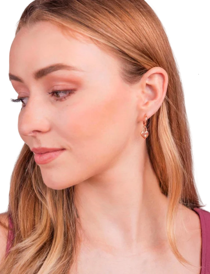 Fülbevaló Zibella Rose Gold