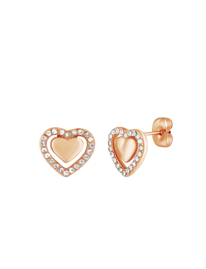 Fülbevaló Lunira Rose Gold