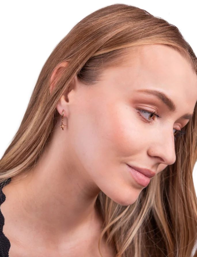 Fülbevaló Staria Rose Gold