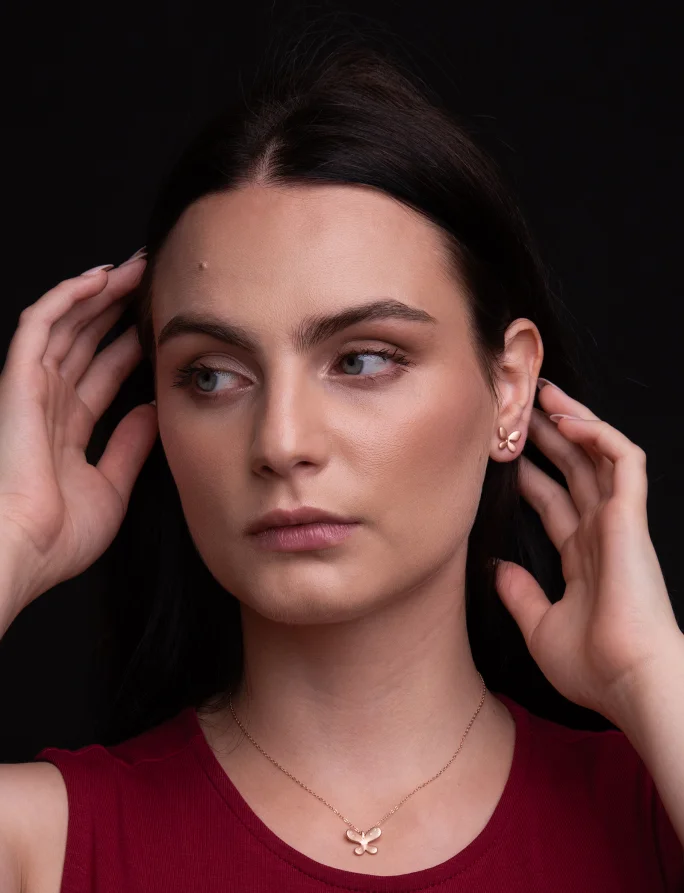 Fülbevaló Elen Rose Gold