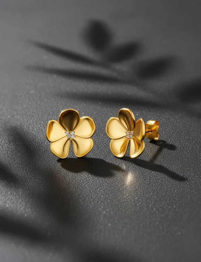 Fülbevaló Floret Gold