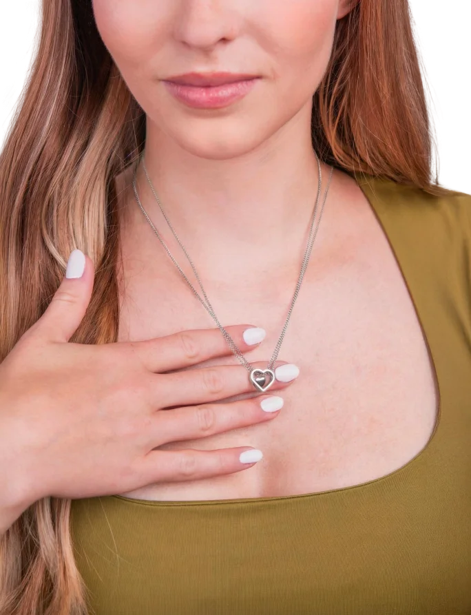 Nyaklánc Claribel Silver