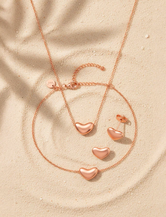 Fülbevaló Amoria Rose Gold