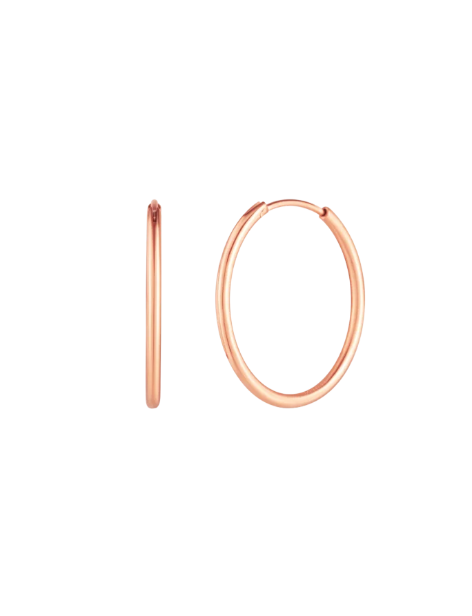 Fülbevaló Yetta Middle Rose Gold