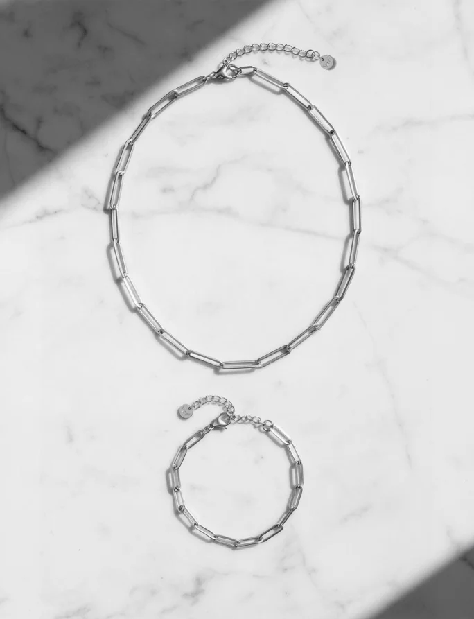 Nyaklánc Isel Silver
