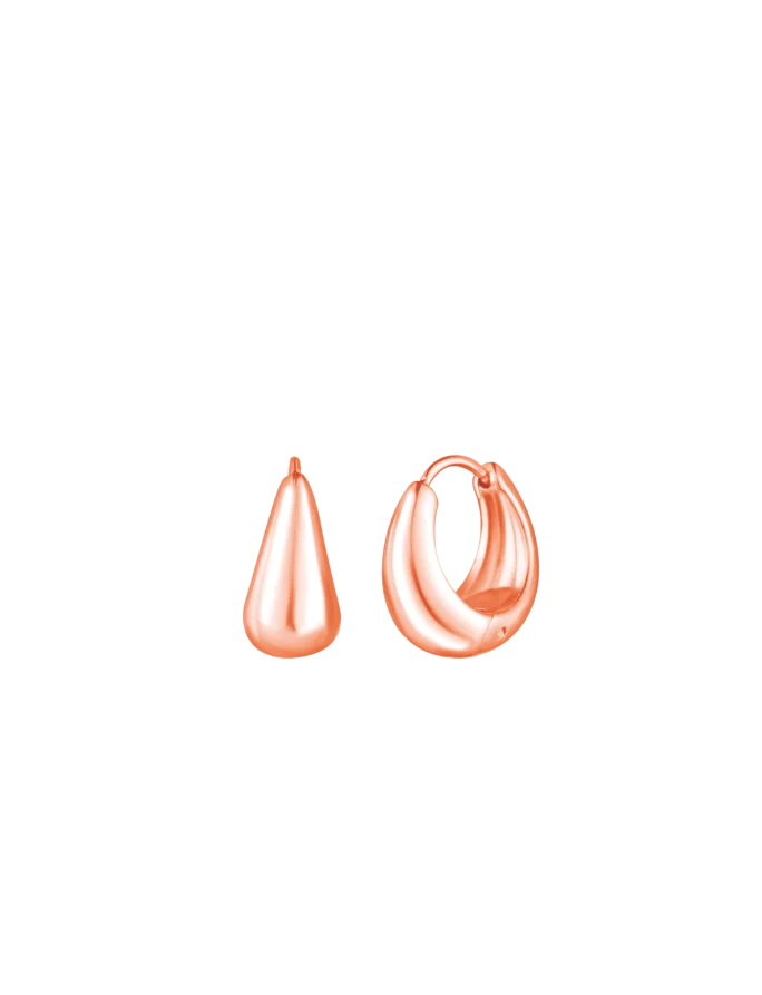 Fülbevaló Ringela Rose Gold