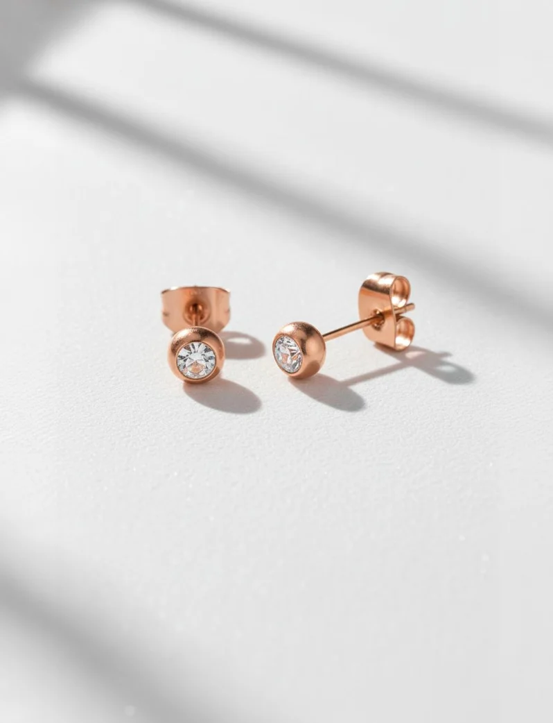 Fülbevaló Gem Rose Gold