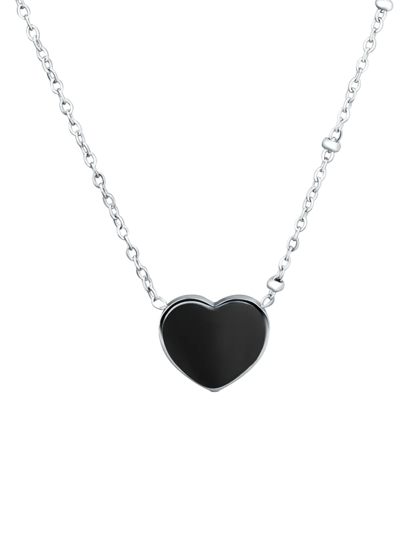 Nyaklánc Sophie Heart Black