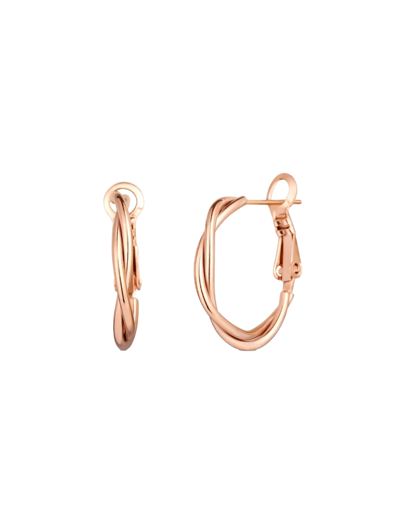 Fülbevaló Aster Rose Gold