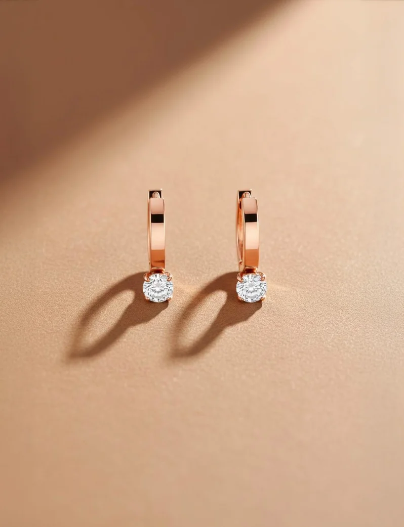 Fülbevaló Manilla Rose Gold