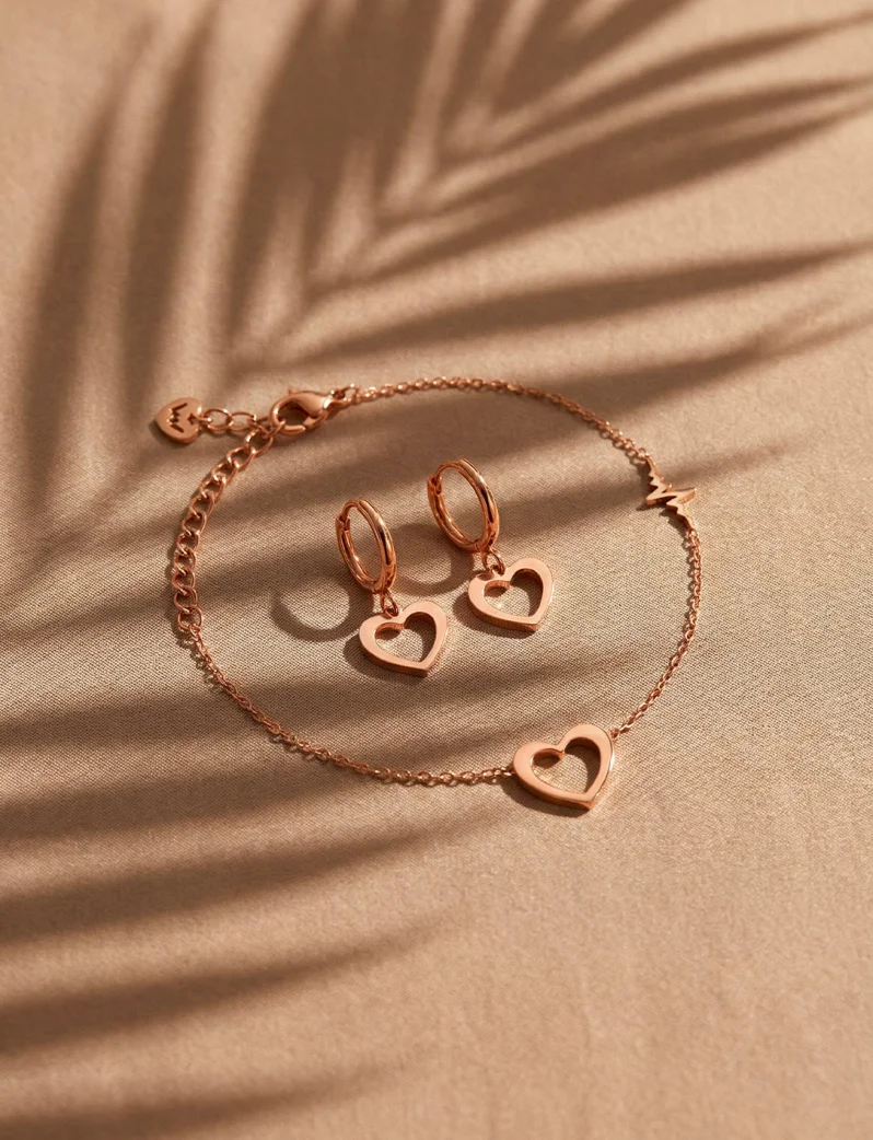 Fülbevaló Glimmer Rose Gold