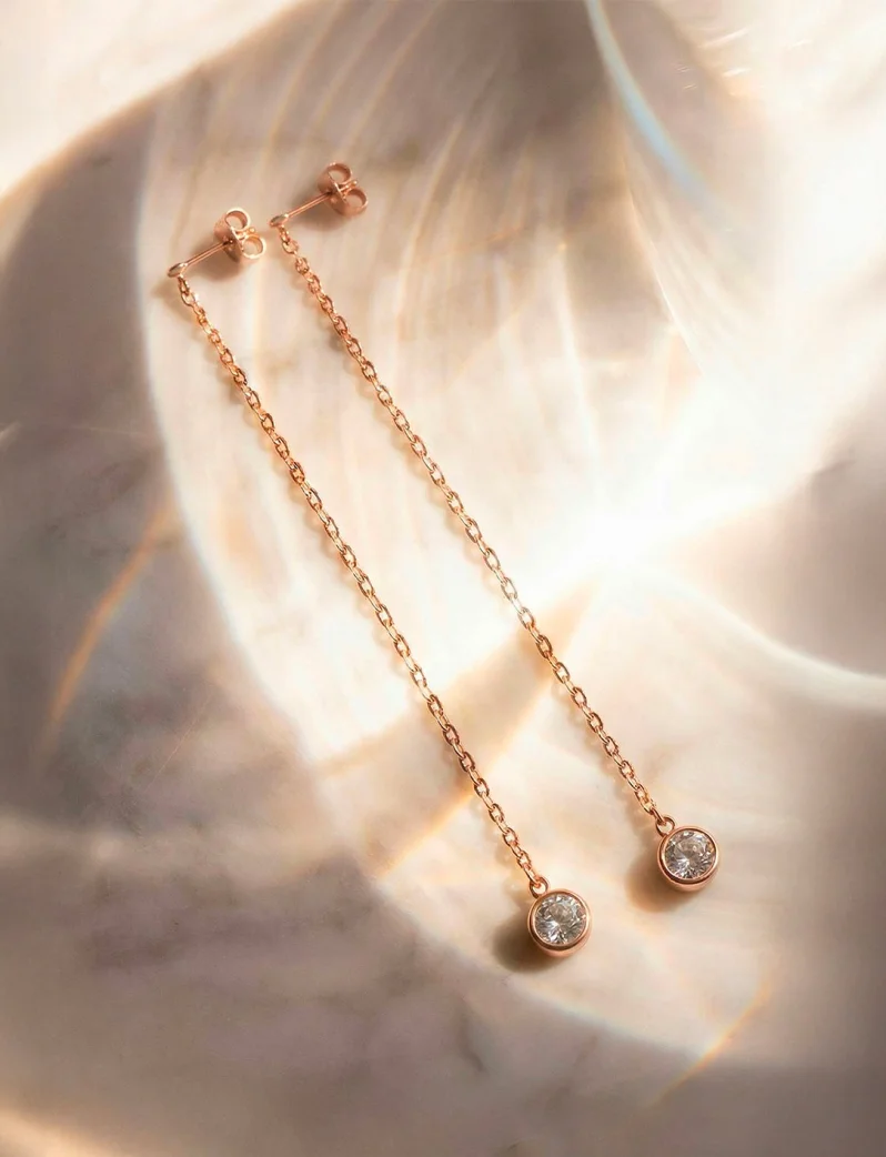 Fülbevaló Saria Rose Gold