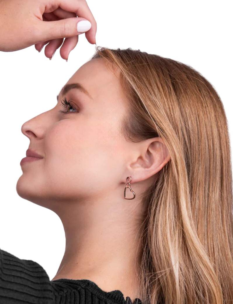 Fülbevaló Resita Rose Gold