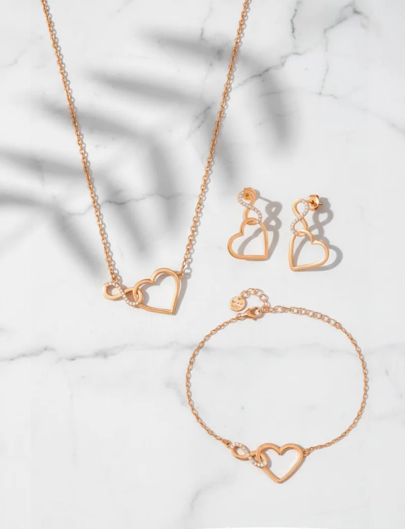 Fülbevaló Resita Rose Gold